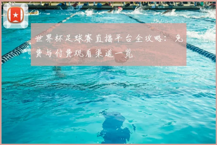 世界杯足球赛直播平台全攻略:免费与付费观看渠道一览